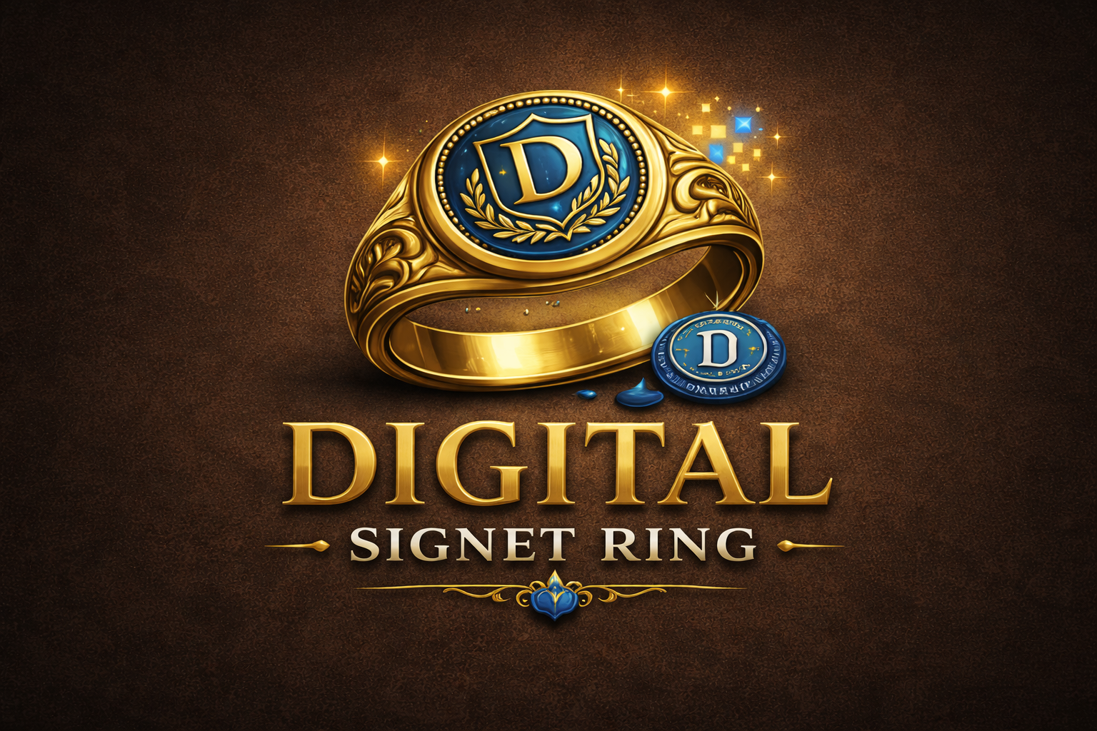 Digital Signet Ring